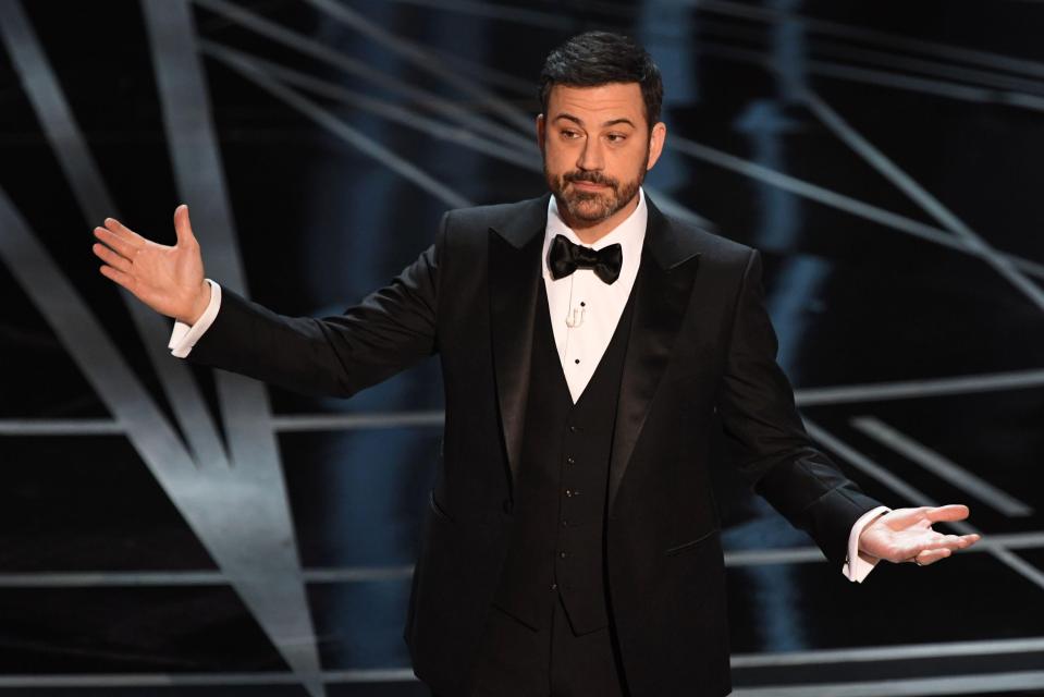  Comedian Jimmy Kimmel mocked Donald Trump as he successfully hosted the 89th Academy Awards on Sunday evening