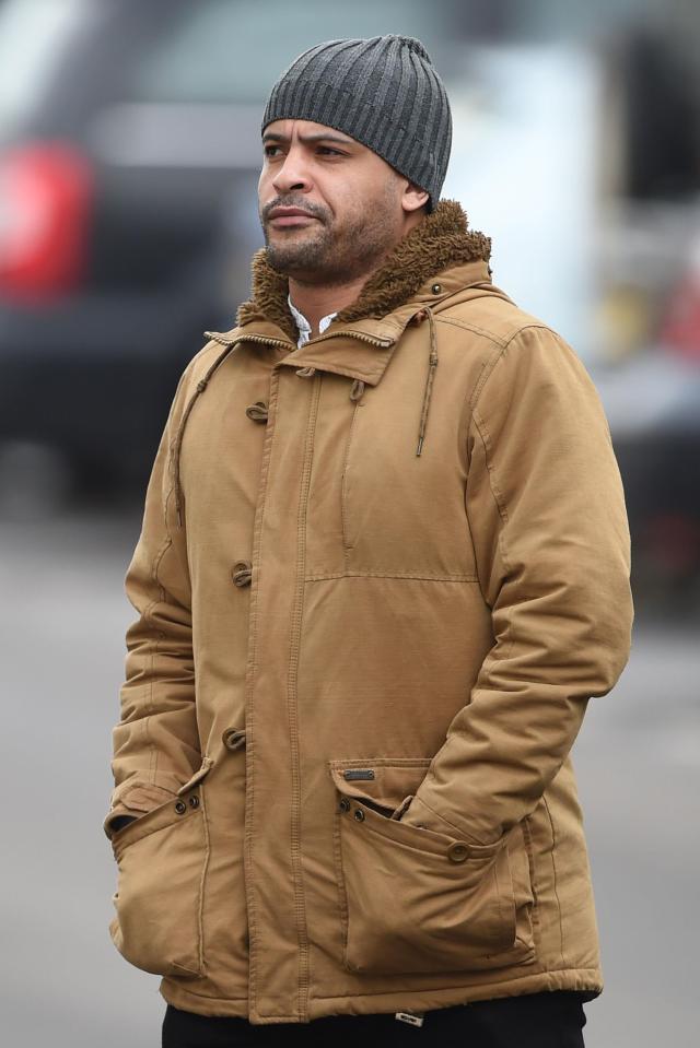  Leeroy Bailey arrives at Warwickshire Justice Centre to face trial for child neglect