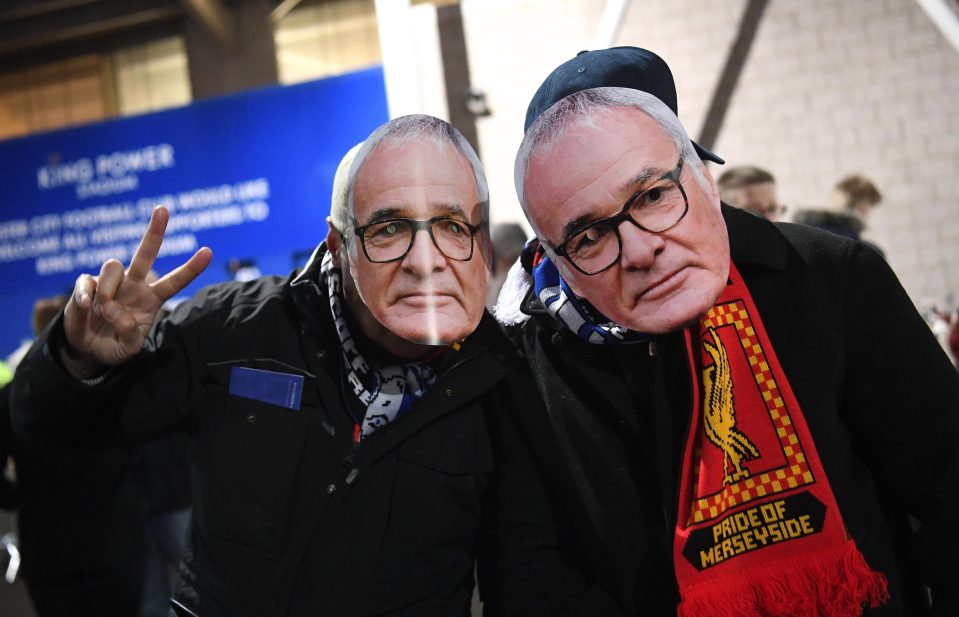  Ranieri may have been sacked by Leicester, but he can be spotted in the crowd tonight