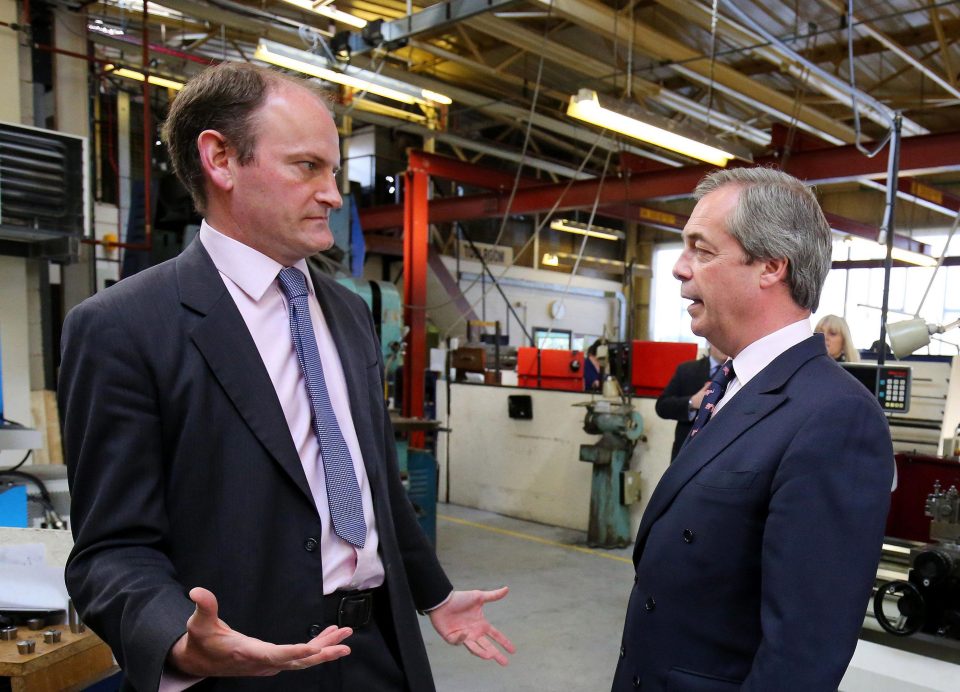  A bitter row has erupted between Douglas Carswell and Nigel Farage