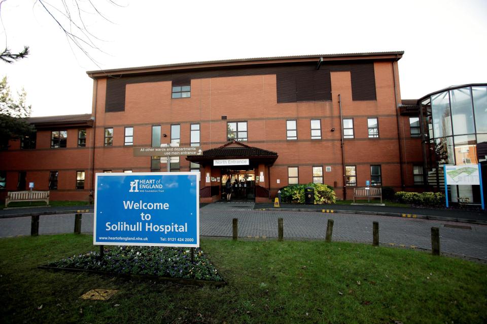  Hospital in Solihull where surgeon Ian Paterson worked