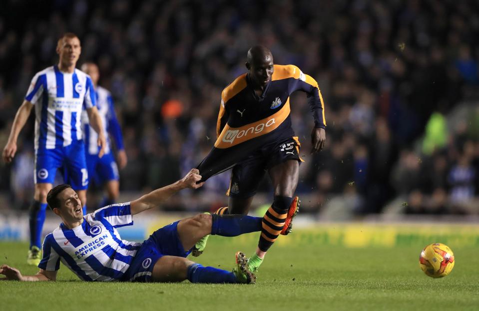  Mohamed Diame had a number of marauding runs through the middle of the park