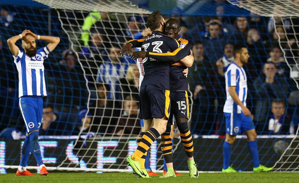  Mohamed Diame celebrates his freak goal