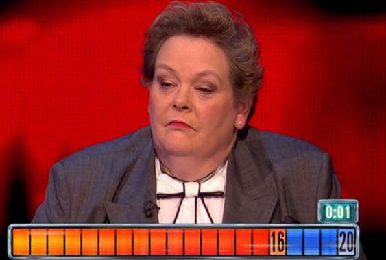  Anne Hegerty, aka The Governess, was no match for the team of four in the final chase