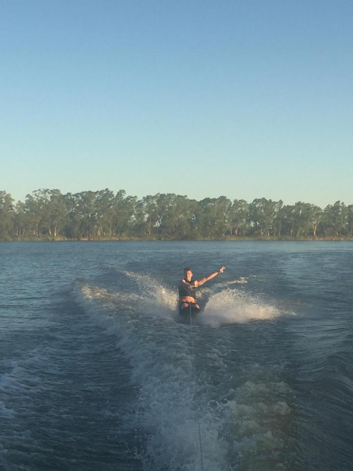  The intrepid traveller even took to the water after he was incorrectly diagnosed at an Australian hospital