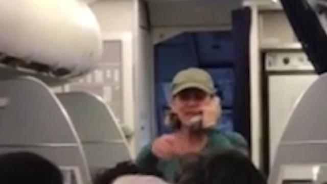  Other passengers began to cry as the pilot rambled on and on