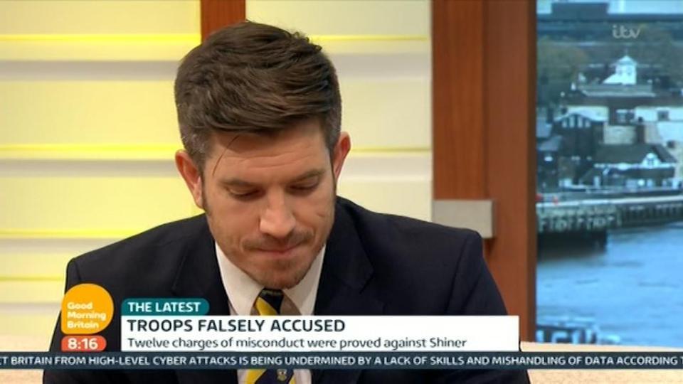  He said lawyer Phil Shiner being struck off for concocting lies about troops committing atrocities against Iraqi soldiers was a 'small win'