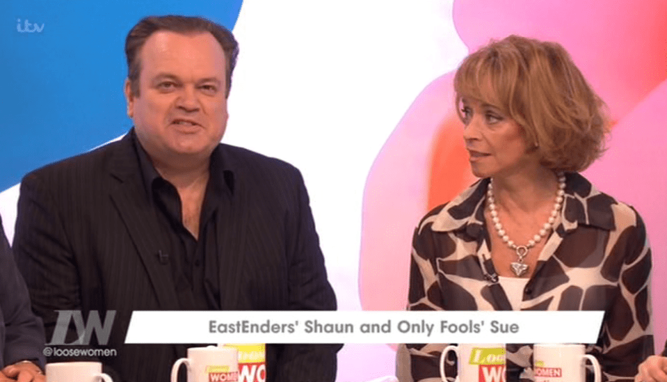  Shaun Williamson and Only Fools and Horses actress Sue Holderness