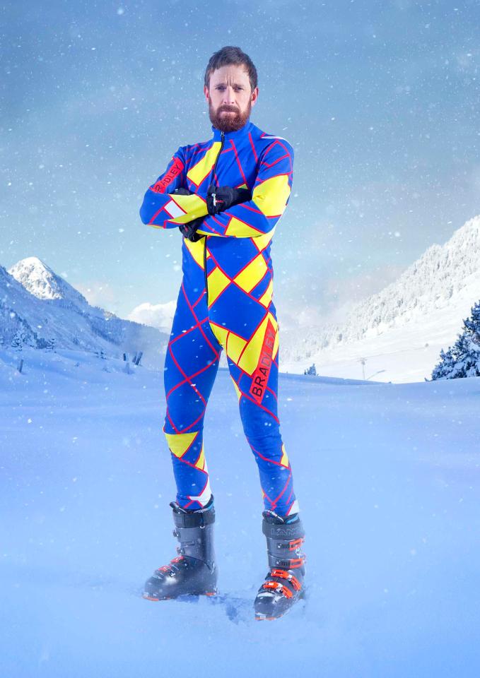  Bradley Wiggins has swore within the first five minutes of The Jump starting