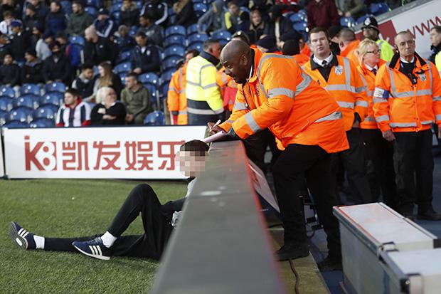  The ballboy was accused of hogging the ball