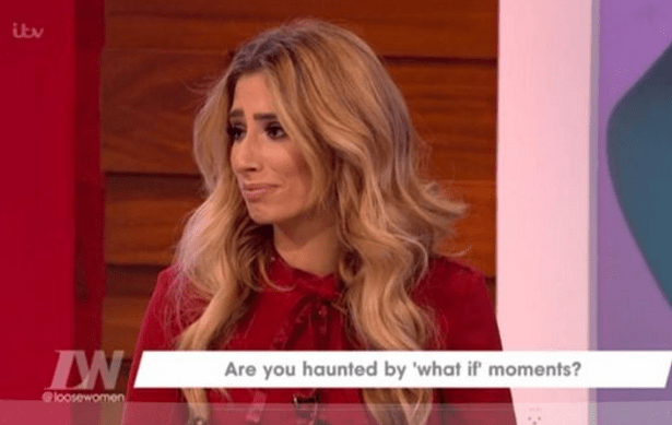  Stacey Solomon became upset on the show