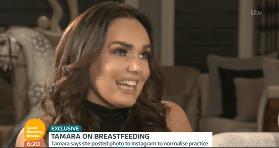  The heiress insisted breastfeeding is the 'natural way'