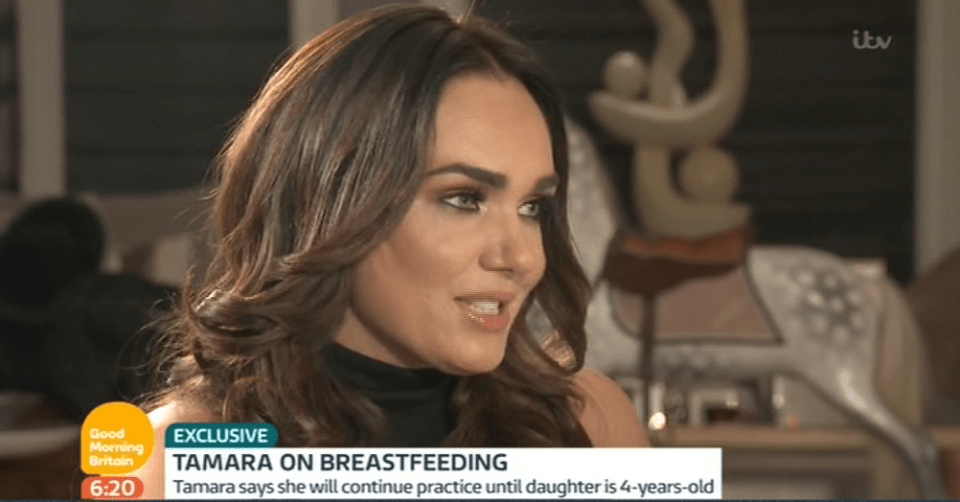  Tamara Ecclestone has defended her controversial breastfeeding photoshoot as 'natural'