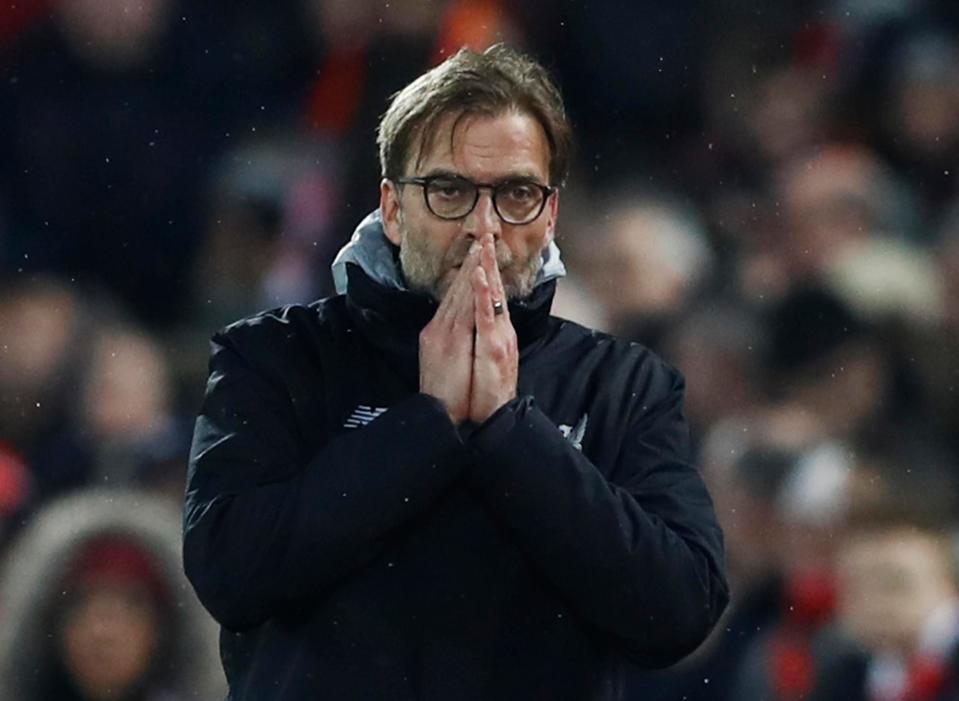  Anfield chief Jurgen Klopp wants to secure a top-four spot but claims he still thinks of a Premier League title bid this season