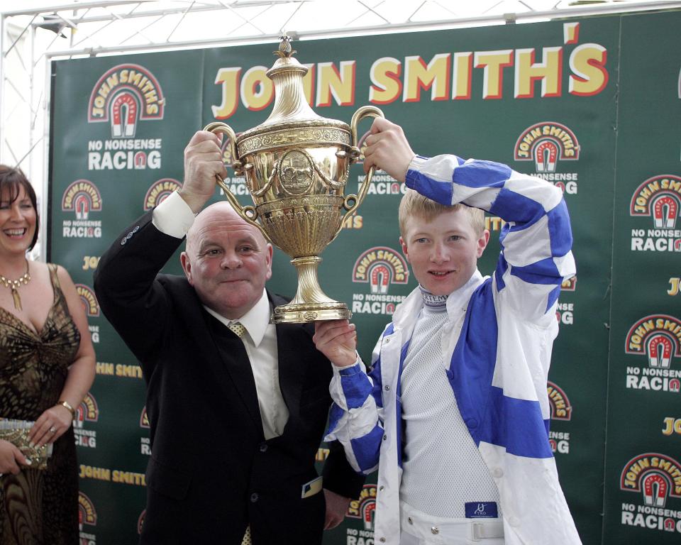  Nicholls (left) has ended his training career