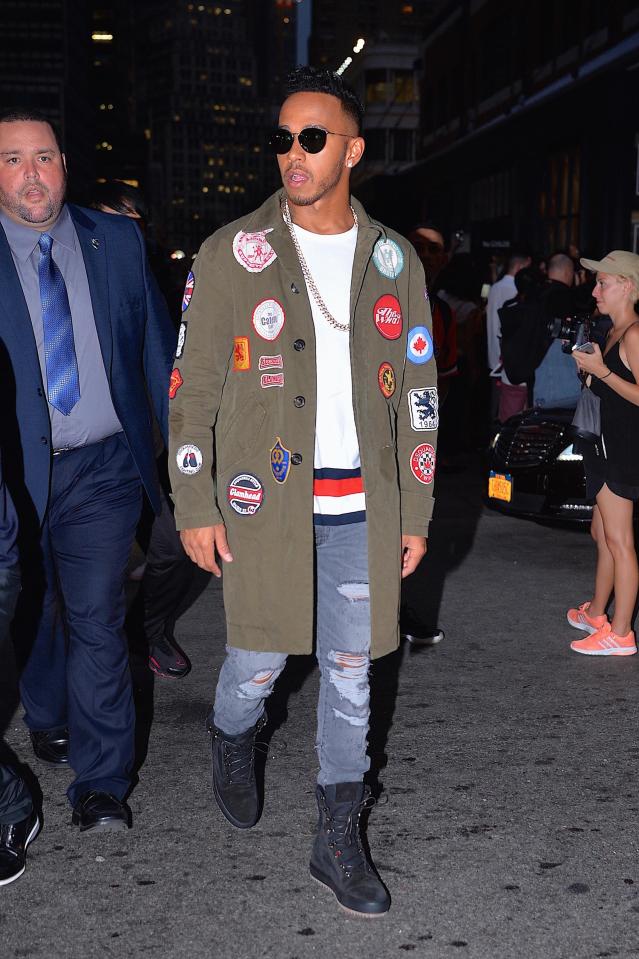  Lewis Hamilton says he is happier with his dress sense now more than ever before