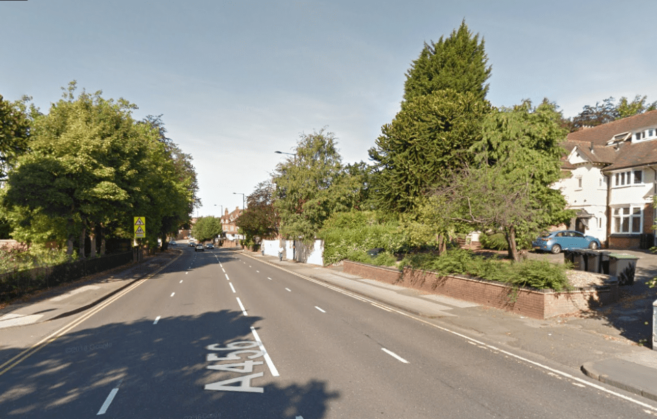  Cops raided six homes across the UK last night - pictured, Hagley Road in Birmingham