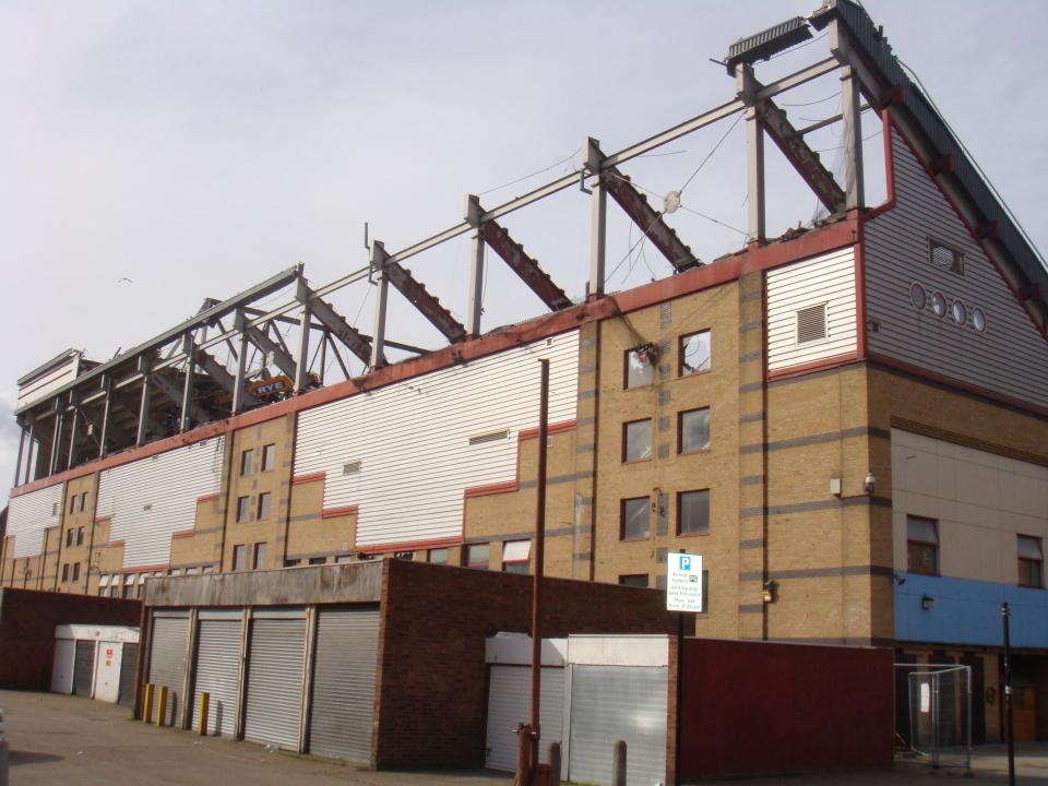  Upton Park is slowly getting dismantled as builders continue their work