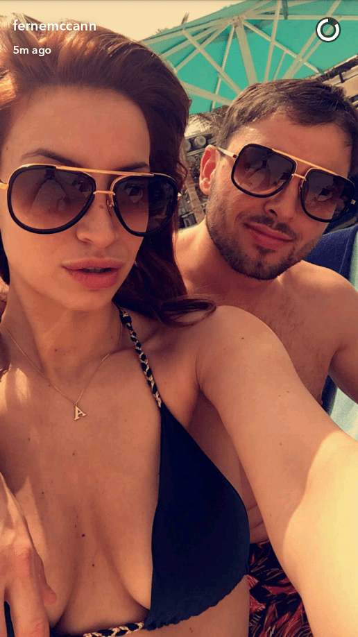  Ferne McCann has finally admitted she is back with her ex-boyfriend Arthur Collins