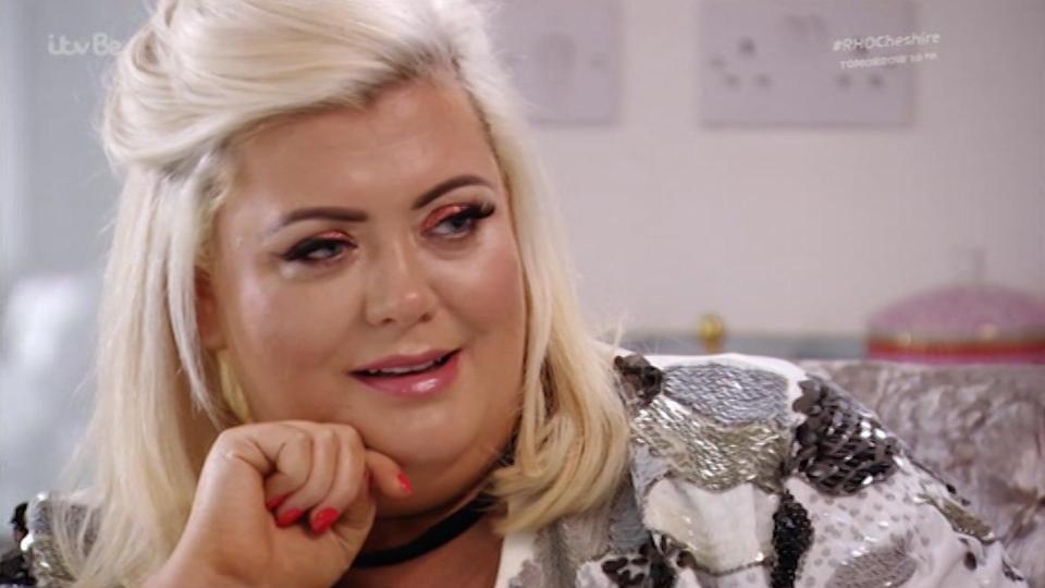  Gemma Collins was very appreciative of the sight