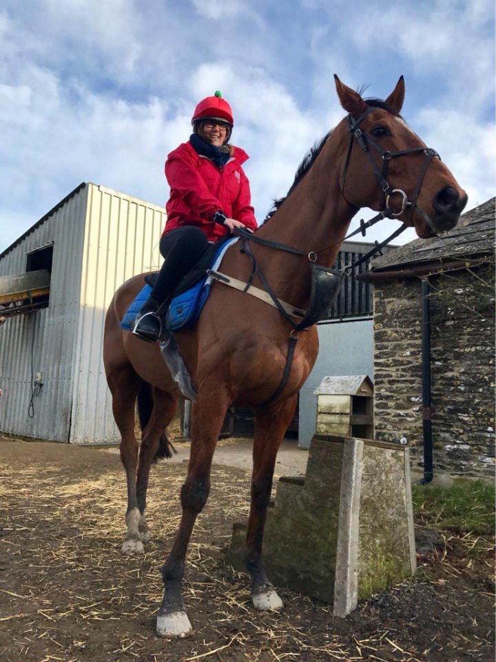  Putting Grand National hope Perfect Candidate through his paces!