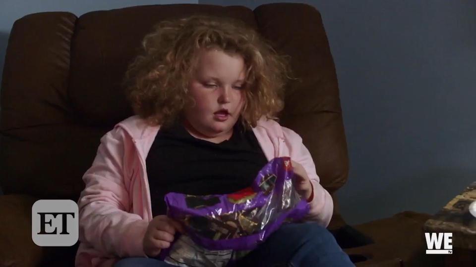  Honey Boo Boo was more than happy to reveal where her mother had been hiding her bags of treats