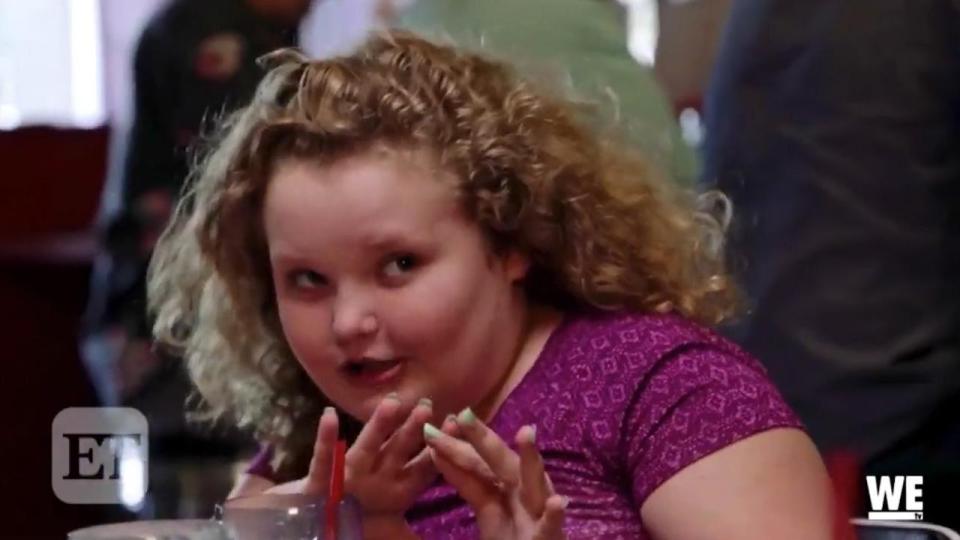  Honey Boo Boo was encouraged to go on a diet like her mum, but she was having none of it