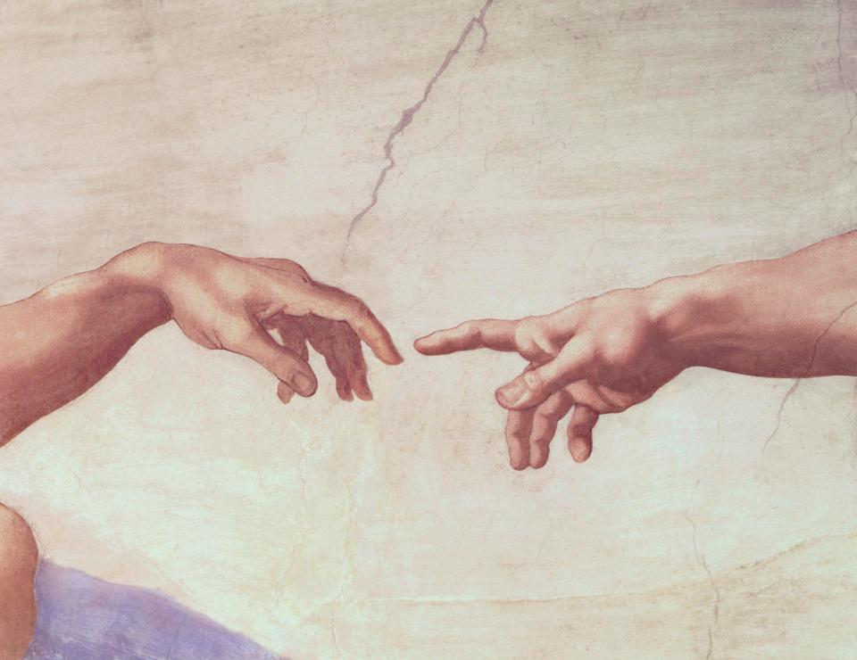 The Creation of Adam by Michelangelo