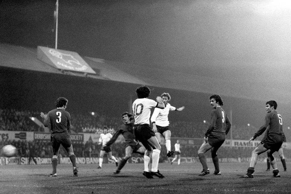  Derby beat Real Madrid 4-1 at the Baseball Ground with a Charlie George hat-trick