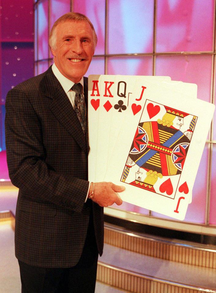  Brucie's famous smile on Play Your Cards Right