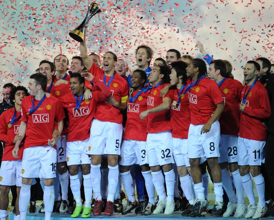  Berbatov and Giggs won the World Club Championship with United