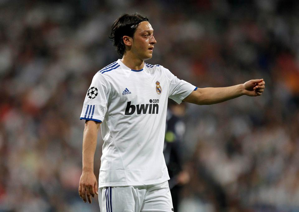  Ozil in action for Real Madrid in 2013