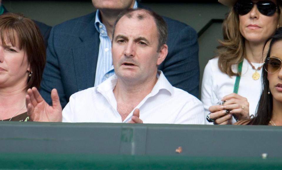  William Murray looks on at Wimbledon 2011