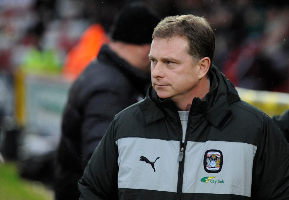 Mark Robins was previously manager of Coventry in 2012-13