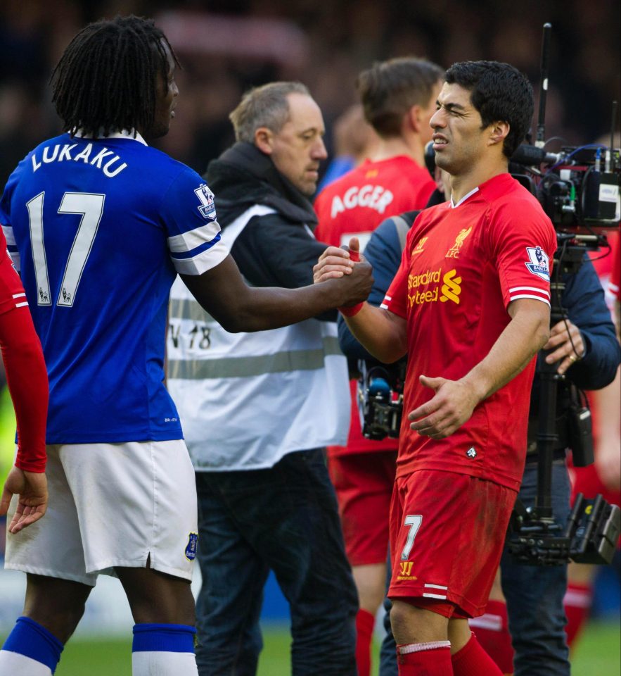  Lukaku faced Suarez during the striker's time with Liverpool