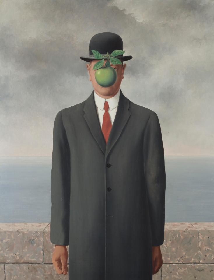 The Son of Man by Rene Magritte