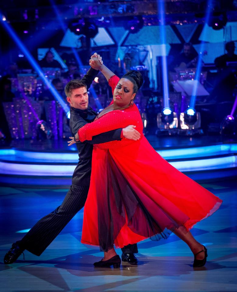  Drama . . . Alison Hammond and Aljaz stun with saucy tango