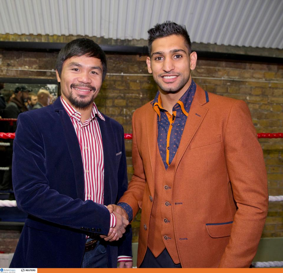  Boxer Amir Khan is still hopeful a £30million mega-fight against Manny Pacquiao