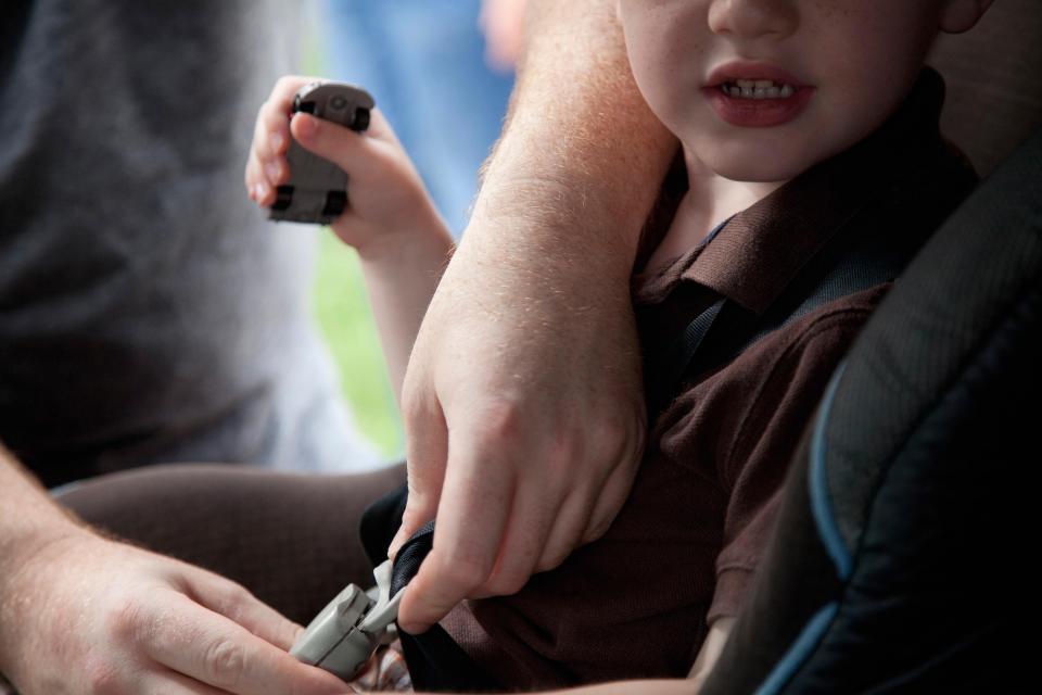  Parents must ensure their child is strapped in correctly before every journey