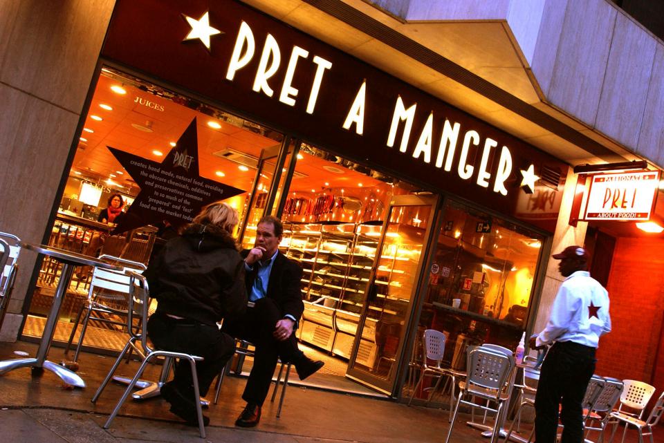  Just one in 50 applicants for a job at Pret a Manger is from the UK