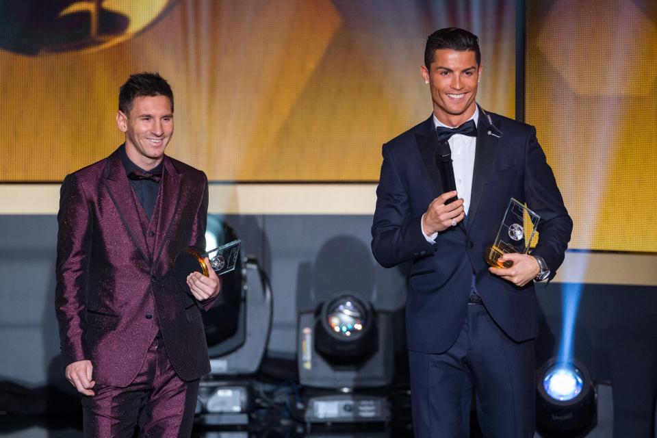  Lionel Messi and Cristiano Ronaldo are the undoubted top two players in last ten years