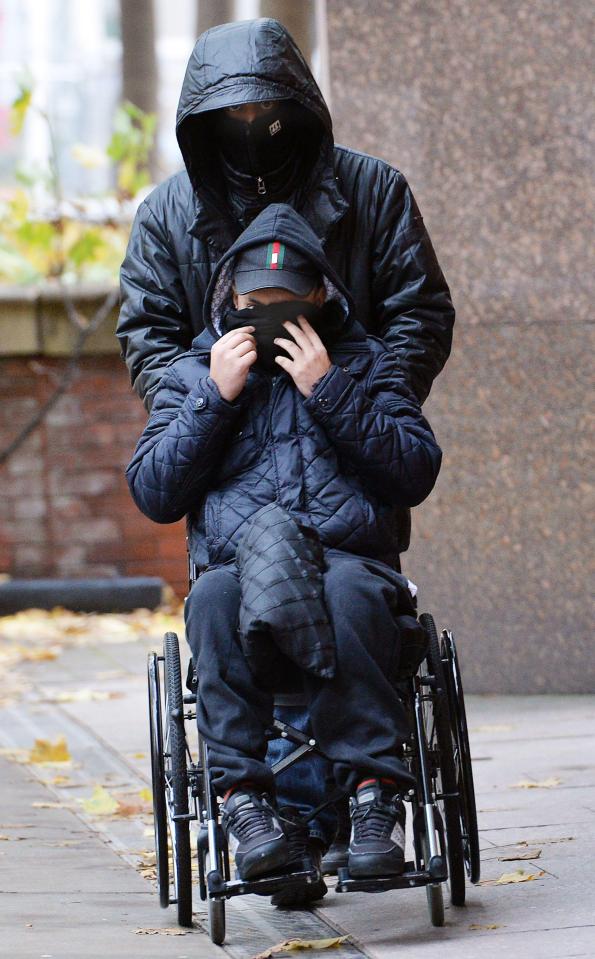  Hussain is now in a wheelchair having been hit in the stomach during a gangland shooting in 2005