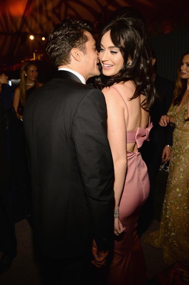  Katy and Orlando went public with their romance at the Golden Globes last year