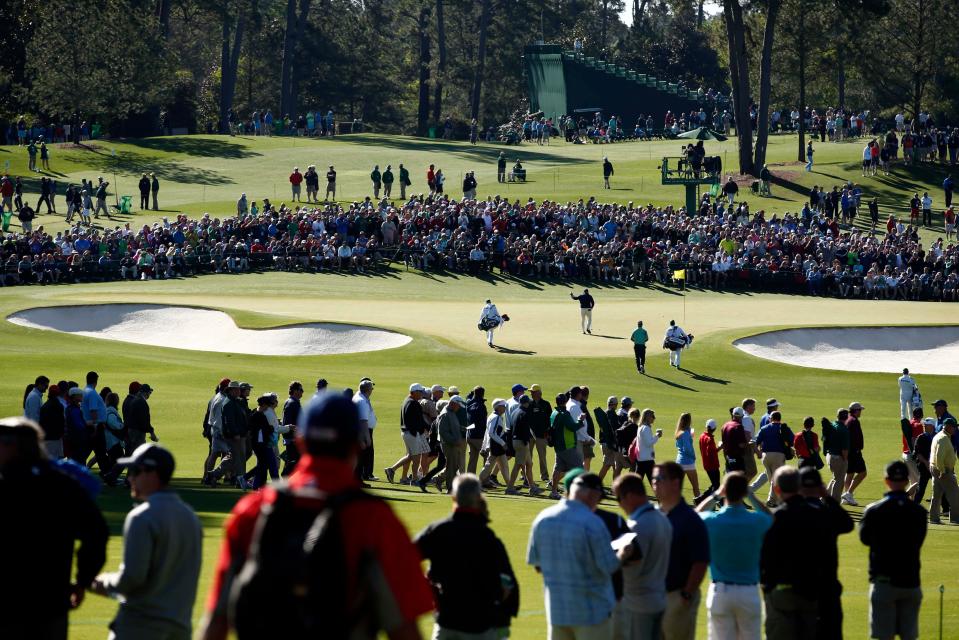  Not all the grass at Augusta is quite what it seems