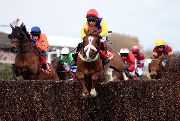 Native River ridden by jockey Richard Johnson