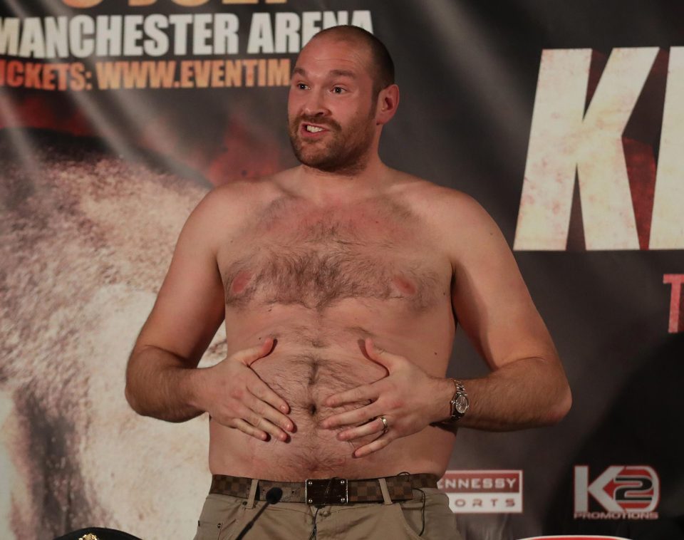  It remains to be seen whether Fury can get in shape in little over two months