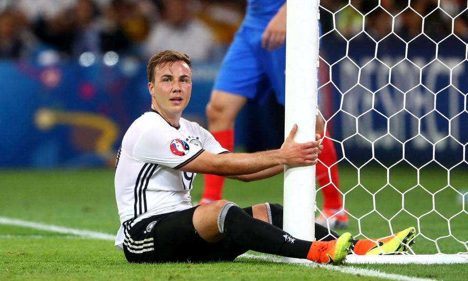  Mario Gotze has been sidelined indefinitely after being diagnosed with Myopathy