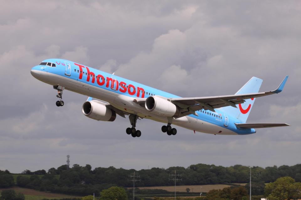  Other passengers feared they were caught up in a terror attack on board the Thomson flight from Borgas to Birmingham