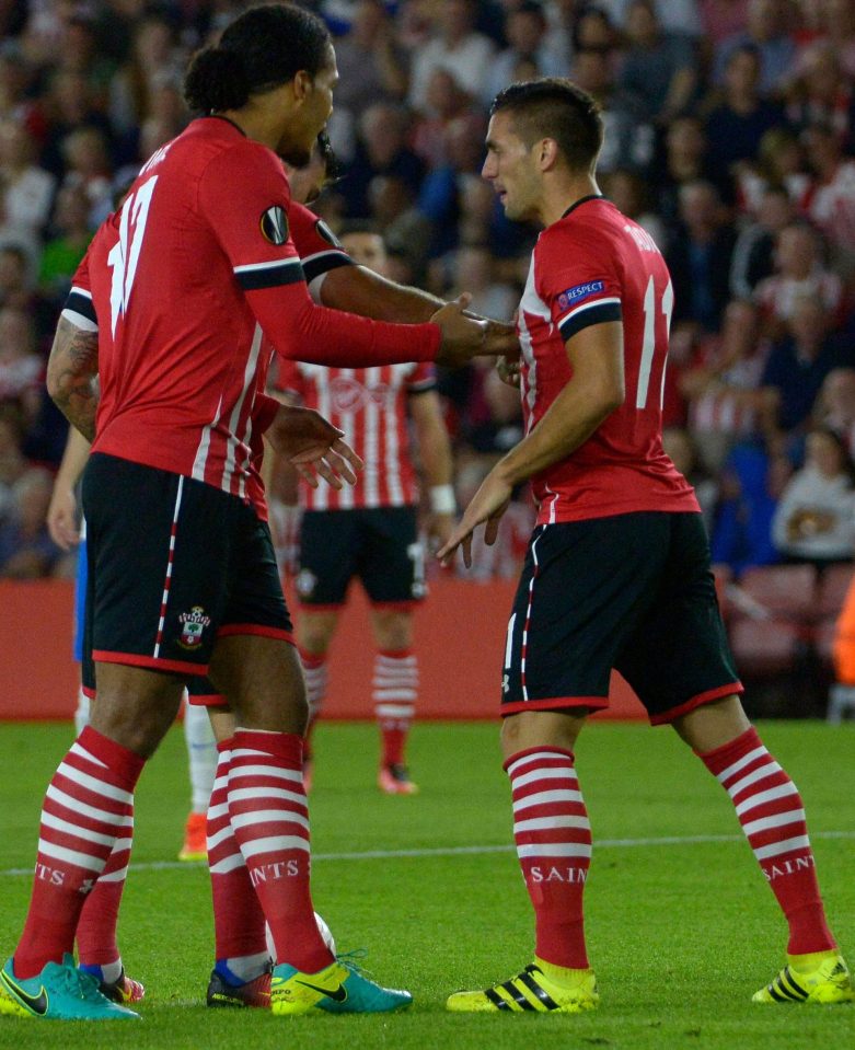  The two Southampton players were also together at Groningen