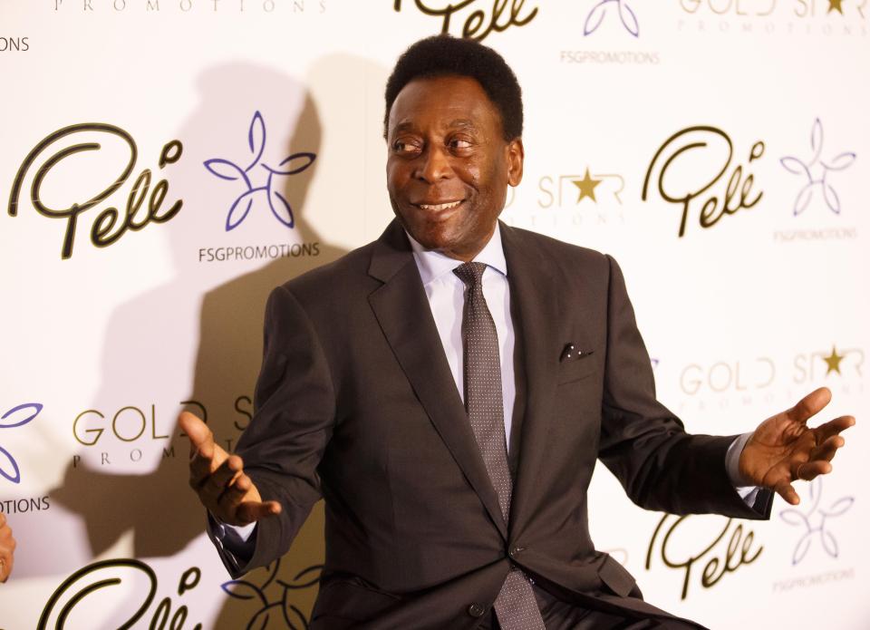  Pele, who is now 76, is considered the greatest footballer ever